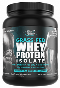fortifeye grass fed whey protein isolate bottle